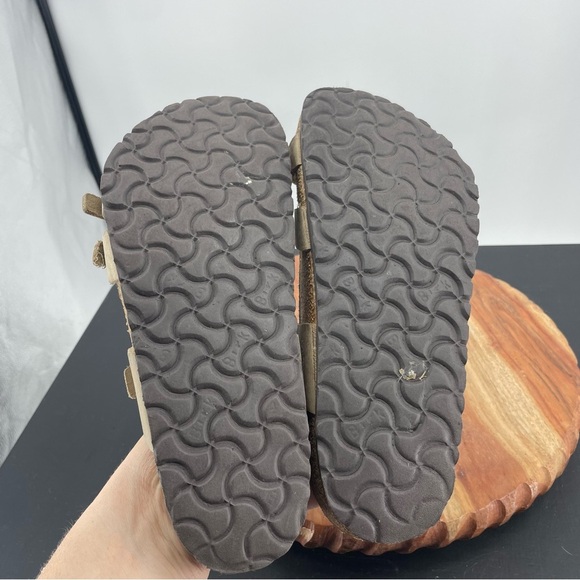 Birkenstock Franca Sandals 39 US 8 taupe strappy slide sandals - Picture 7 of 7